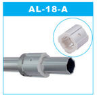 Andoic Oxidation Surface Aluminum Tubing Joints AL-18-A Outer Connectors Anodizing Silver