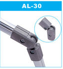 Die Casting Aluminum Pipe Joints AL-30 Aluminium Tube Connectors Anodizing Silver