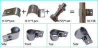 Adjustable Chrome Pipe Connectors / Chrome Shower Pipe Fittings
