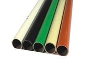 OD28mm Recycle Plastic Coated Steel Pipe / Round Seamess Welding  Iron inside ABS Coated