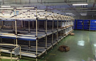 PE Coated Steel Storage Rack Industrial Warehouse Storage Racks 85 Roller Track