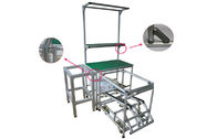 Durable Aluminum Frame Pipe Workbench Easy Disassembly Pipe Rack Workbench