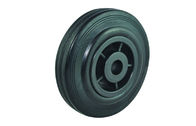 Black Screw PVC / PU / PP Swivel Caster Wheels 5 Inch With Brake