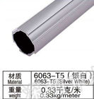 AL-2812 4m Aluminium Alloy Pipe 6063-T5 For Logistic Equipment Assembly