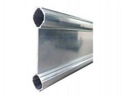 Baffled Double Aluminum Round Pipe With Flange AL-BB