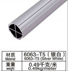 AL-V 6063-T5 28mm Logistic Equipment Aluminium Pipes