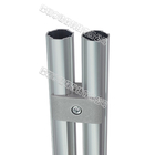 ISO9001 AL-11 Double Tube Parallel Connector Aluminum Tube Fitting