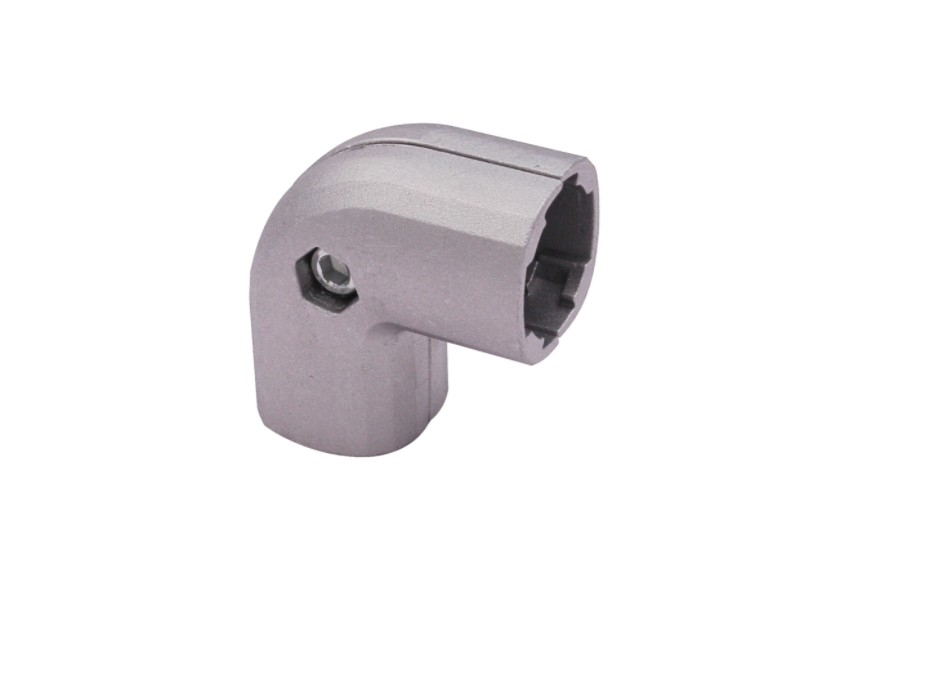 RoHS Round 90 Degree Elbow Welding Connection Aluminum Tube Fitting AL-2