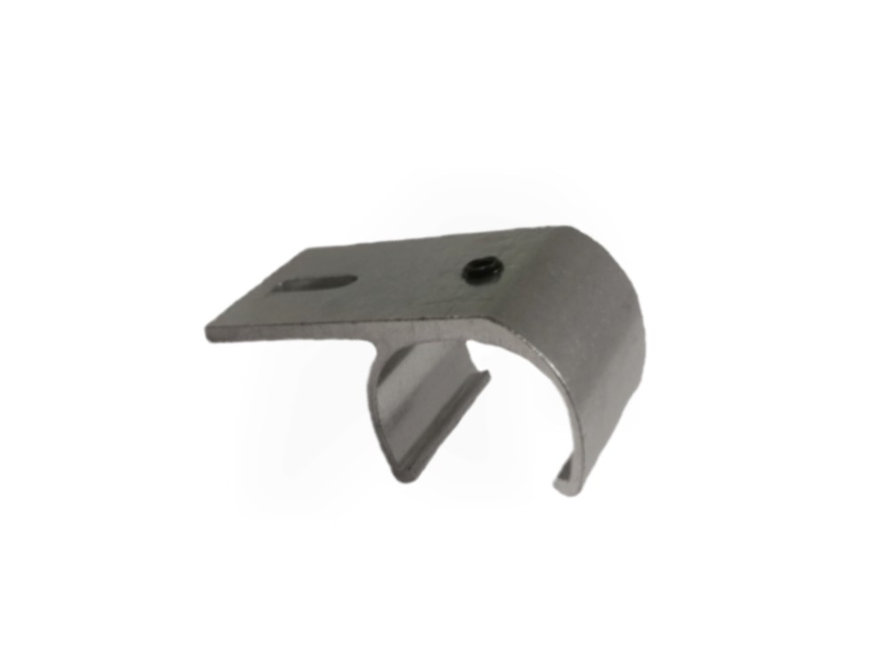 Anodizing Silver Aluminium Mobile Leaning Fixings AL-28 Used for Connecting Two Aluminum Pipes