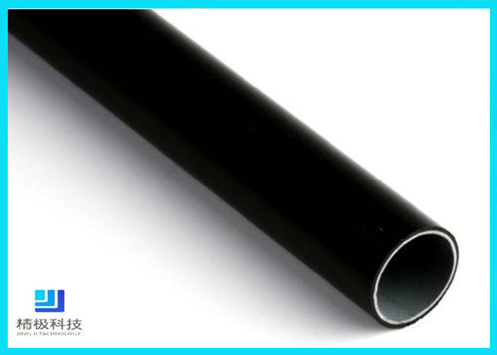 Black Eco-Friendly  Anti-static Lean Pipe Plastic Coated Steel Pipe For Workshop