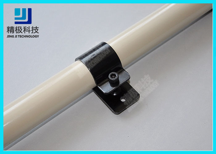 Clamp connector Black Metal Pipe Joints Between PE Pipe and Composite Plate