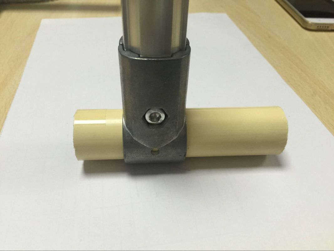 Anodizing Silver Aluminum Tube Joints Die Casting AL-30 For Working Bench