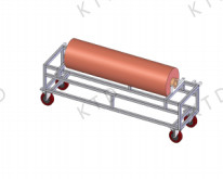 Square Tube SUS 304 201 Transport Trolley / Copper Foil Trolley Process Masslam for Smooth and Easy Transportation