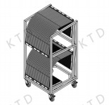 ENIG Process Transport Trolley 750Lx650Wx1200H mm for Easy Handling