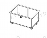 100kg Load Capacity Transport Trolley for Packing Process of Recyclable Packing Material