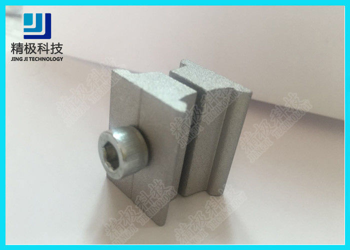 Double Connector Aluminum Tubing Joints 6063-T5 Silvery Type AL-6A Long Lifespan