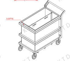 Trolleys and waterwheels can be customized in size and material