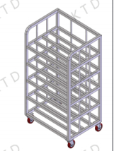 Handcart - Divided Cart Multi-tiered compartments Separate compartments Customizable size and material