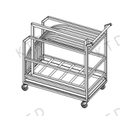 Mesh frame transport vehicles, customizable in size and model