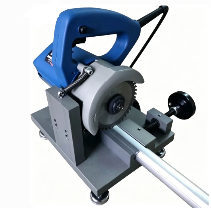 Automatic Metal Pipe Cutter with Hardened Steel Construction and Adjustable Jaw for Precision Cutting