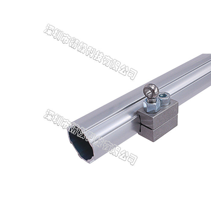 AL-68 Casting Aluminium Tube Joints Connector Sliver Color For Warehouse Rack ADC-12