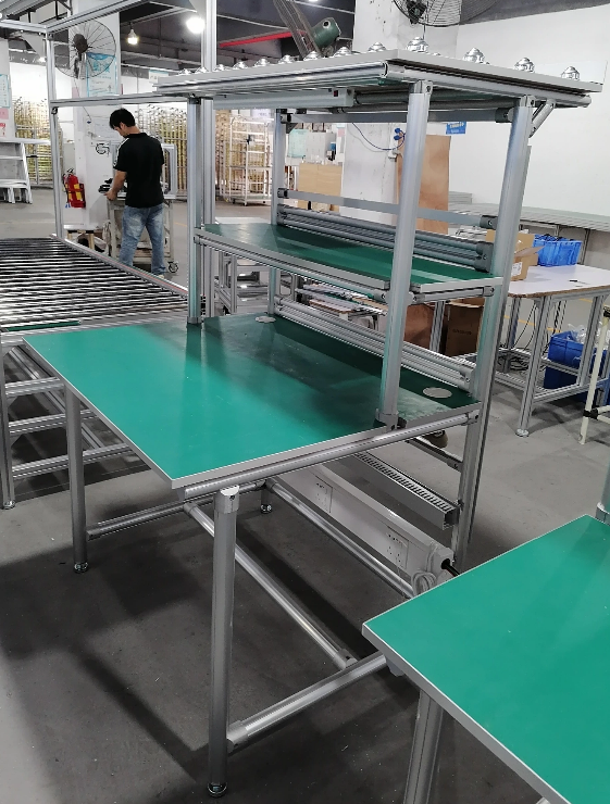 Aluminum Profile ESD Lean Workstation with Flow Roller Rack