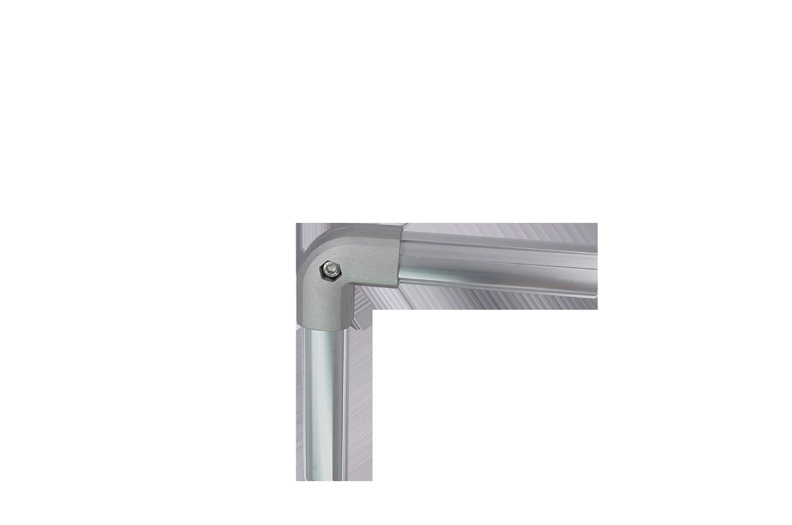 Pipe Rack AL-2 Aluminium Tube Connectors Female / Claw Attended Mode Silvery Color