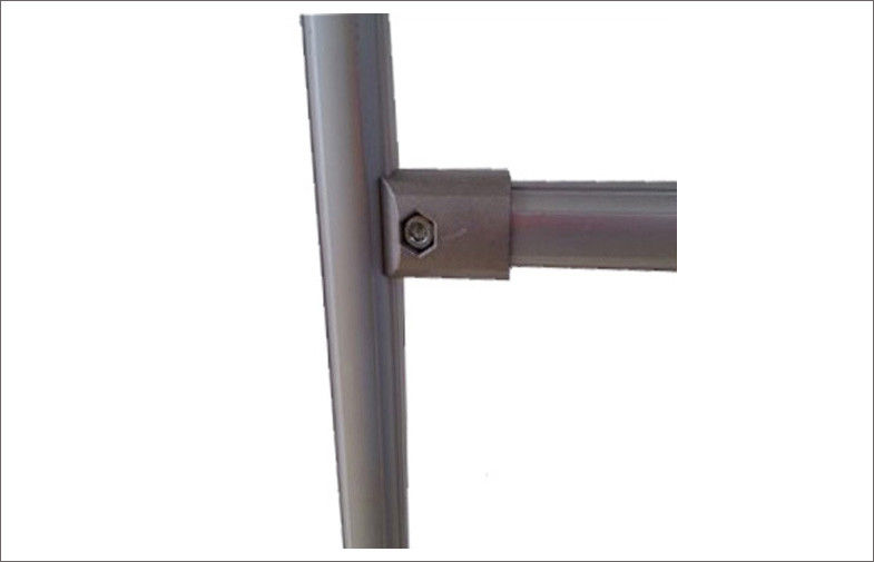 Heavy Duty Aluminum Alloy Square Tubing Joints , Tee Type Outer Connector