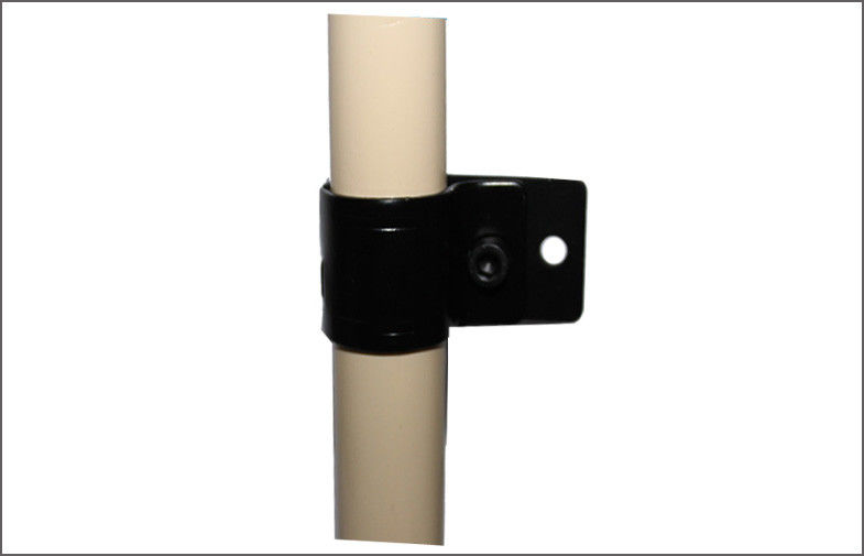 Black Metal Steel Pipe Flexible Connectors , Black Pipe Clamp Joints In Pipe Racking