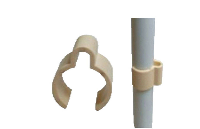 Reusable Stamping Light ABS Plastic Pipe Clamps / Connectors 6mm Thickness