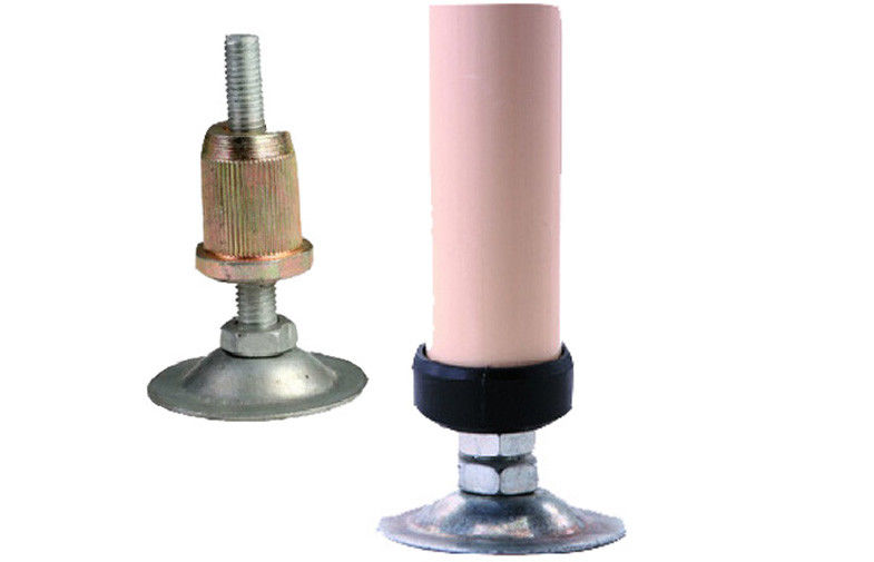 Flexible Plastic Coated Steel Pipe Rack Fittings Metal Tube Plugs