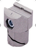 Sandblasted Silver White ADC-12 Aluminum Alloy Connector AL-1-S 1.2mm