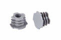 Industrial Aluminum Alloy Tube PVC Pipe Cover AL-26 OD 28mm Plastic Cap