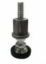 Foot Cup Aluminum Tubing Joints AL-24B Casting For OD 28mm Pipe