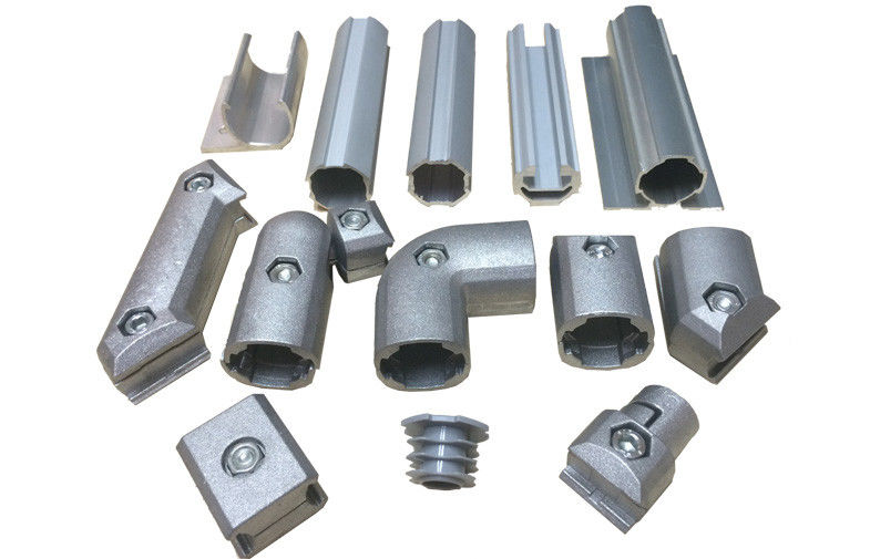 Die Cast Aluminium Alloy Pipe Aluminium Connector With Surface Oxidation Treatment