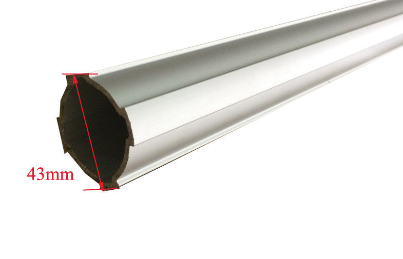 Max OD 43MM Aluminium Alloy Pipe Lean Tube 2.3 mm Thickness Wall 6063-T5