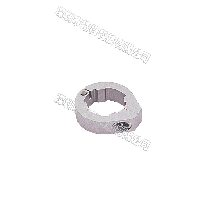 Round Fixed Aluminum Pipe Joint Silvery White Connecting Pipes For Workbench / Rack