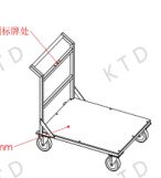 Trolleys and flatbed carts can be customized in size and material