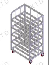 Handcart - Divided Cart Multi-tiered compartments Separate compartments Customizable size and material