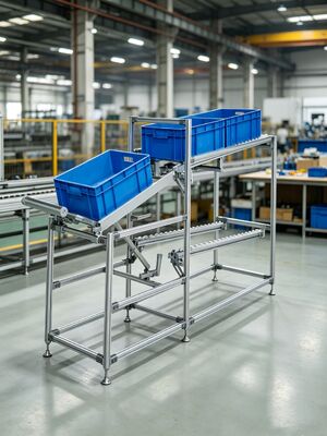 LCIA Bin Tipping Flow‑Through Rack