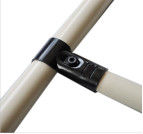 2.5mm thickness spcc steel metal pipe fittings with electrophoresis surface treatment for industrial pipe rack systems