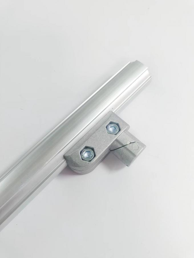 Slivery Sandblasting ADC12 Aluminum Pipe Joints Multi Connector Long