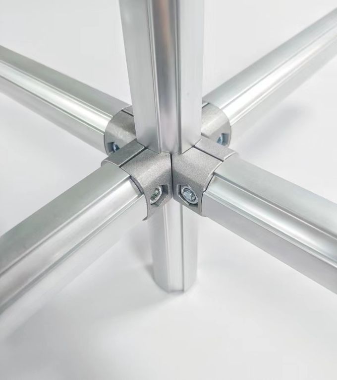 AL1S Aluminum Tubing Joints Slivery Sandblasting Inner Type S Multi Angle