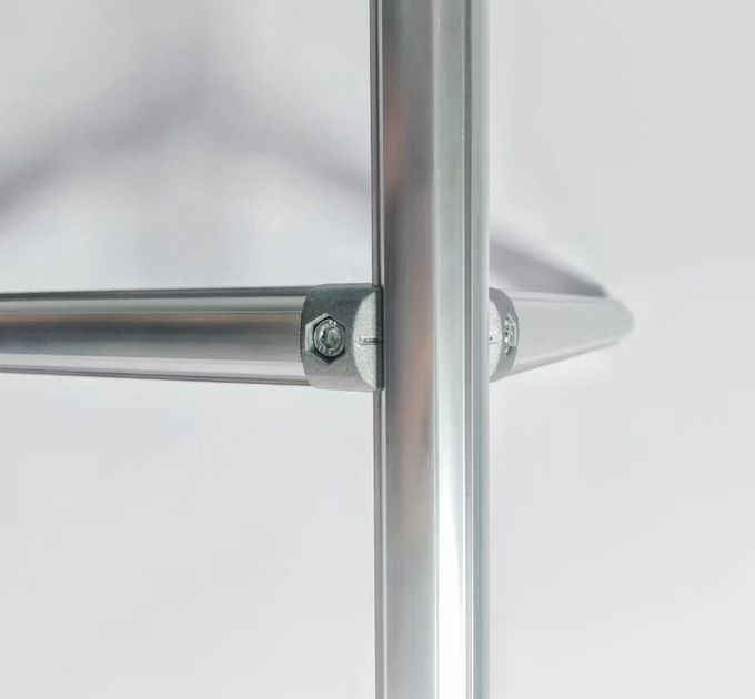 AL1S Aluminum Tubing Joints Slivery Sandblasting Inner Type S Multi Angle