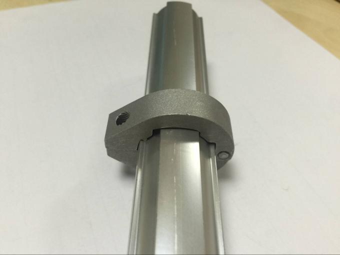 Sandblasting Aluminium Tube Connectors , Aluminum Pipe Coupling Casting